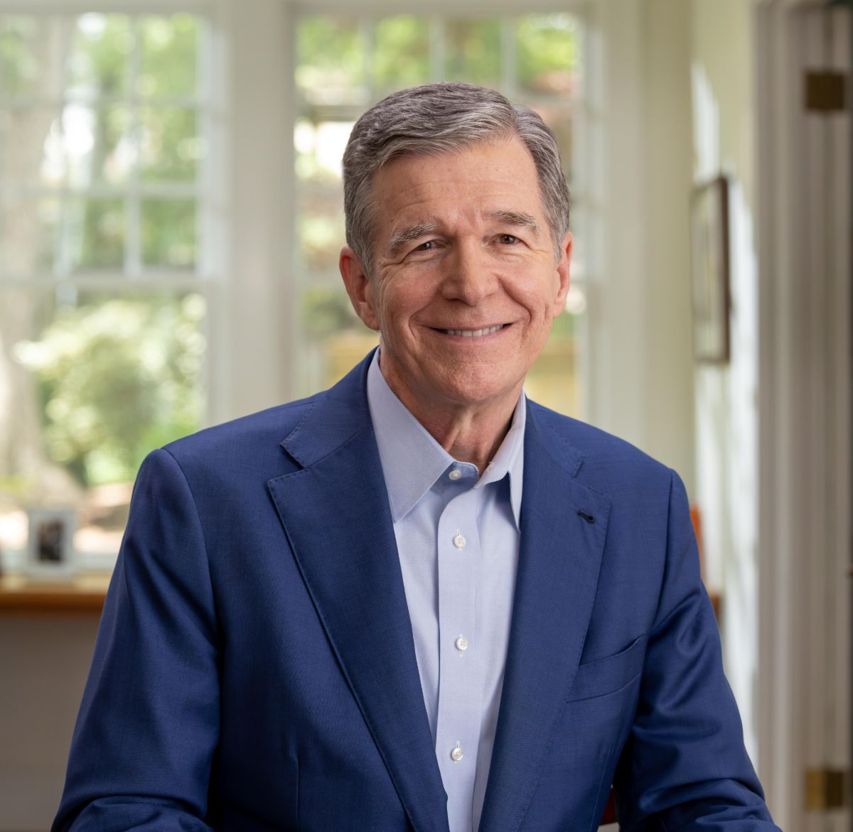 A headshot of Roy Cooper who's running for U.S. Senate.